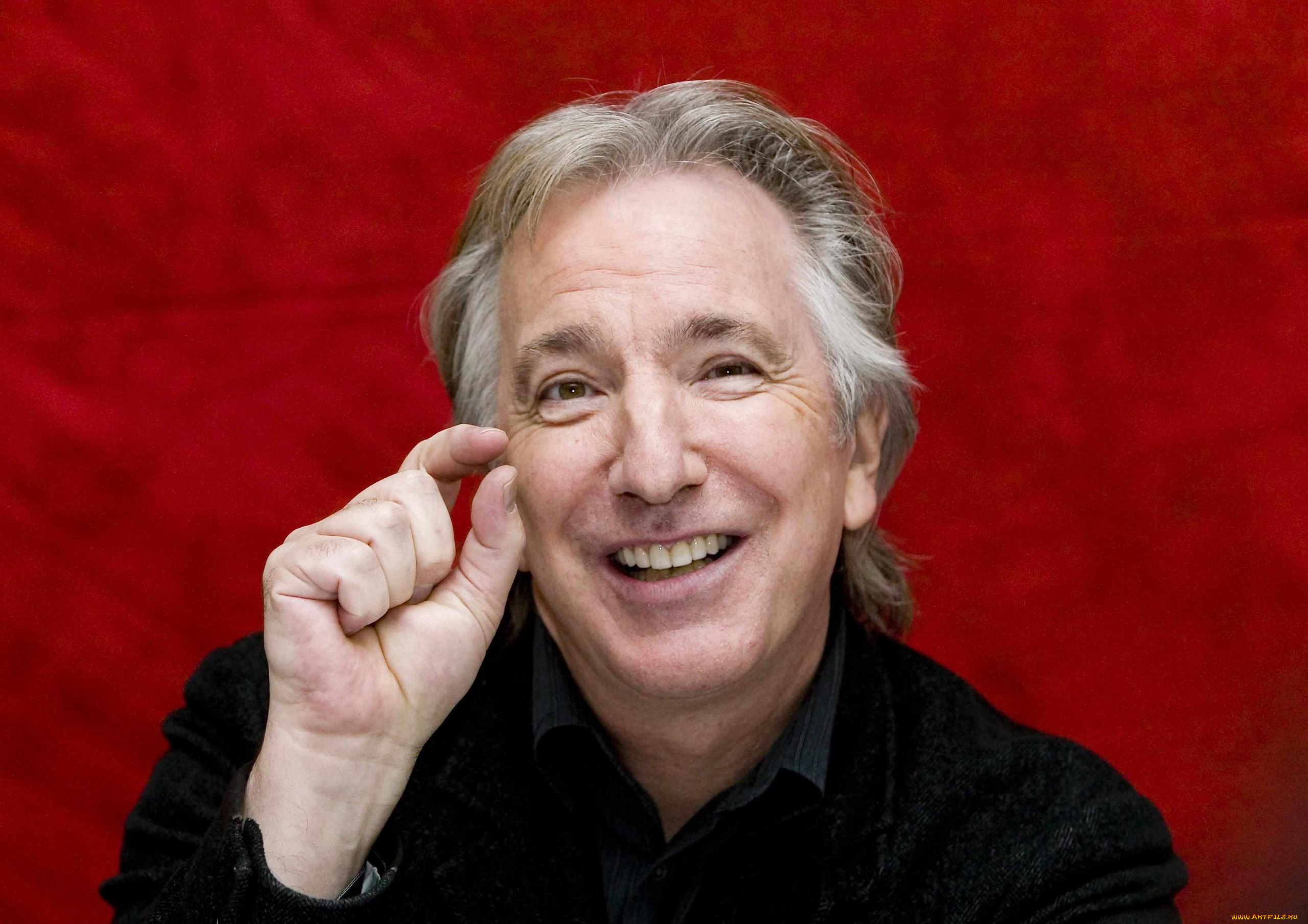 мужчины, alan, rickman, актер, лицо, жест