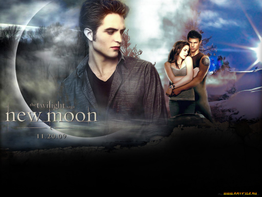 кино, фильмы, the, twilight, saga, new, moon