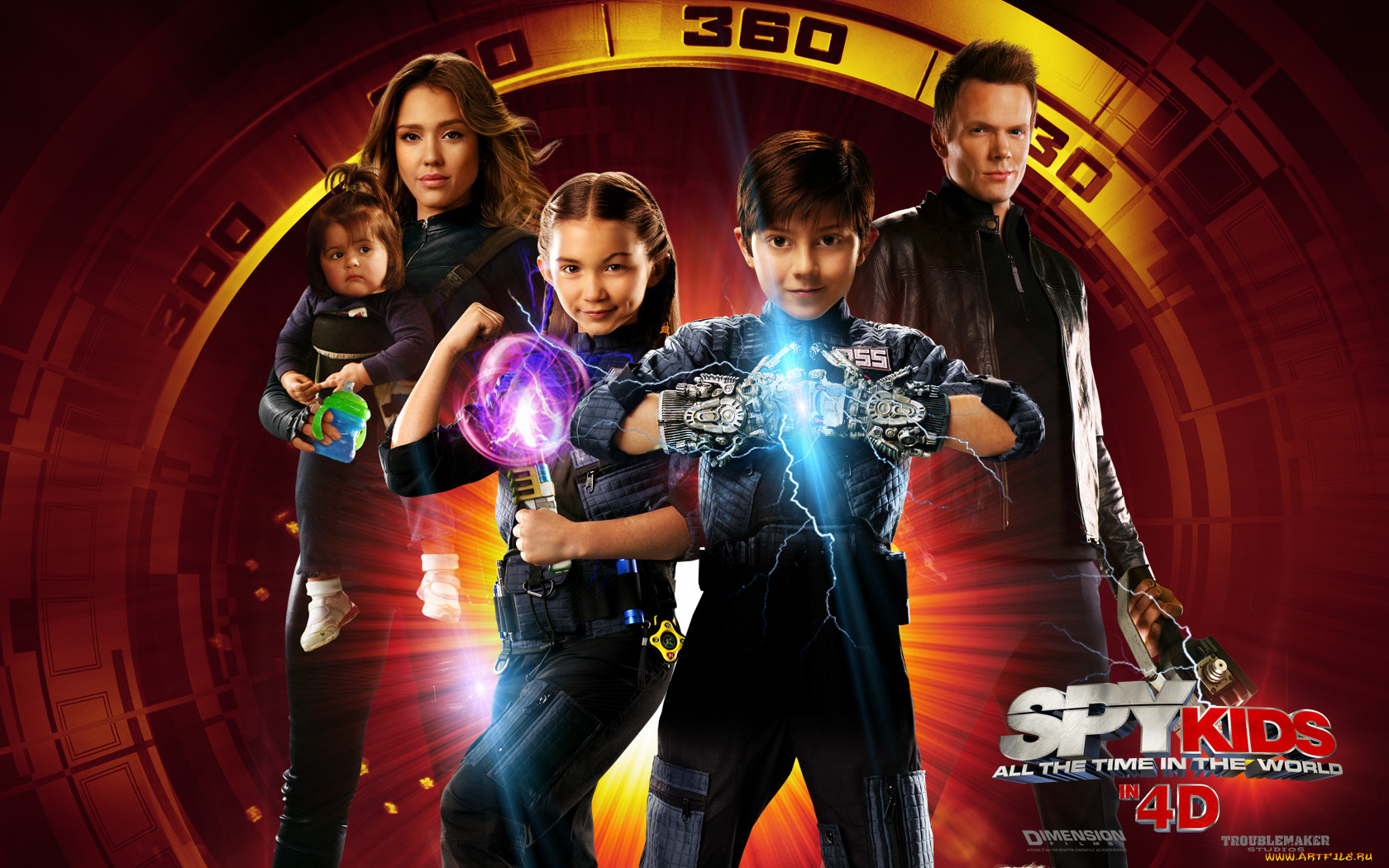 spy, kids, all, the, time, in, world, 4d, кино, фильмы, jessica, alba, магия, дети