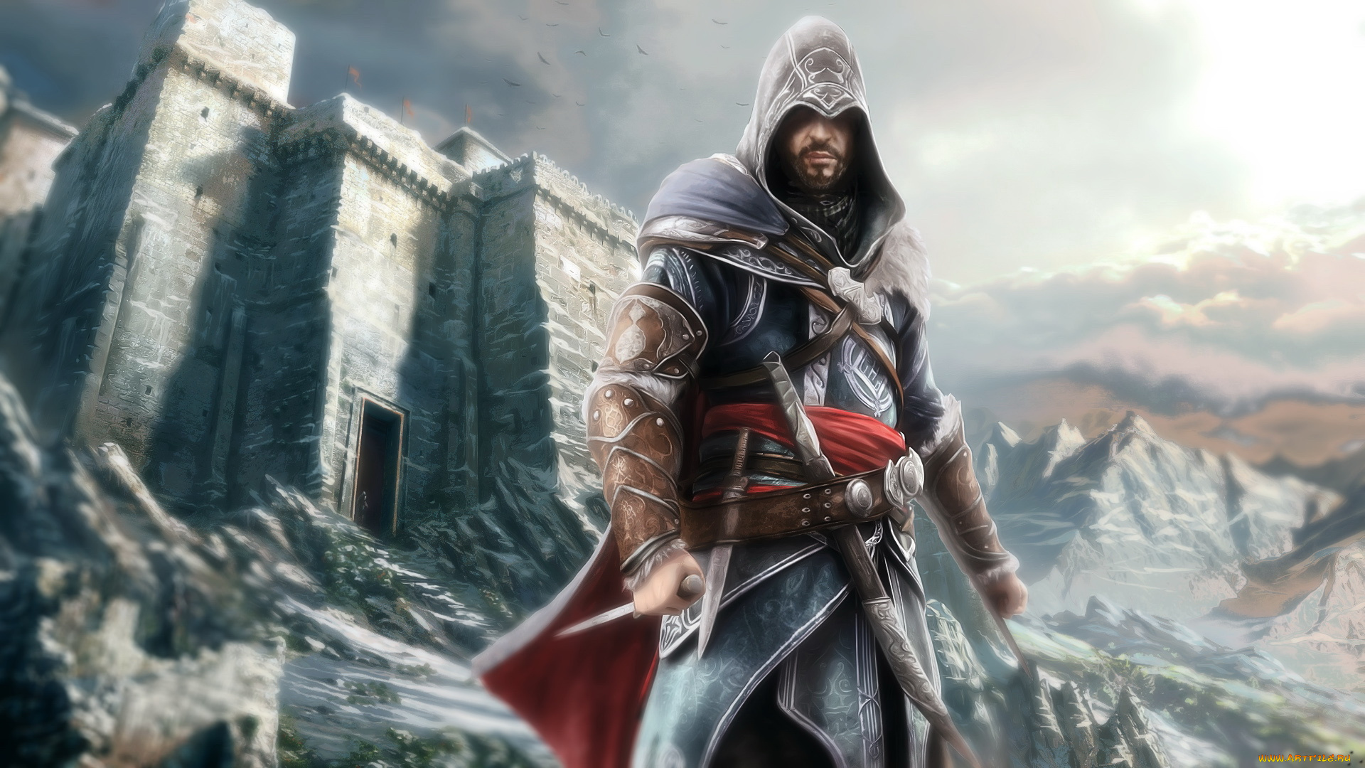 assassin`s, creed, revelations, видео, игры, ezio