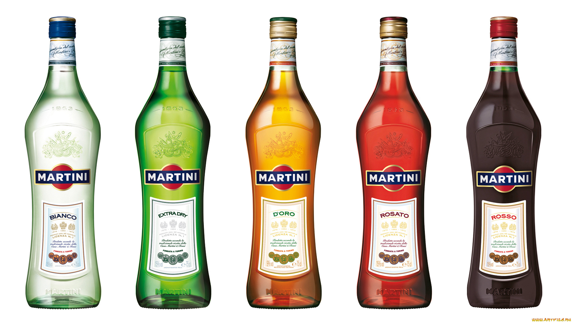 бренды, martini, бутылки, напиток