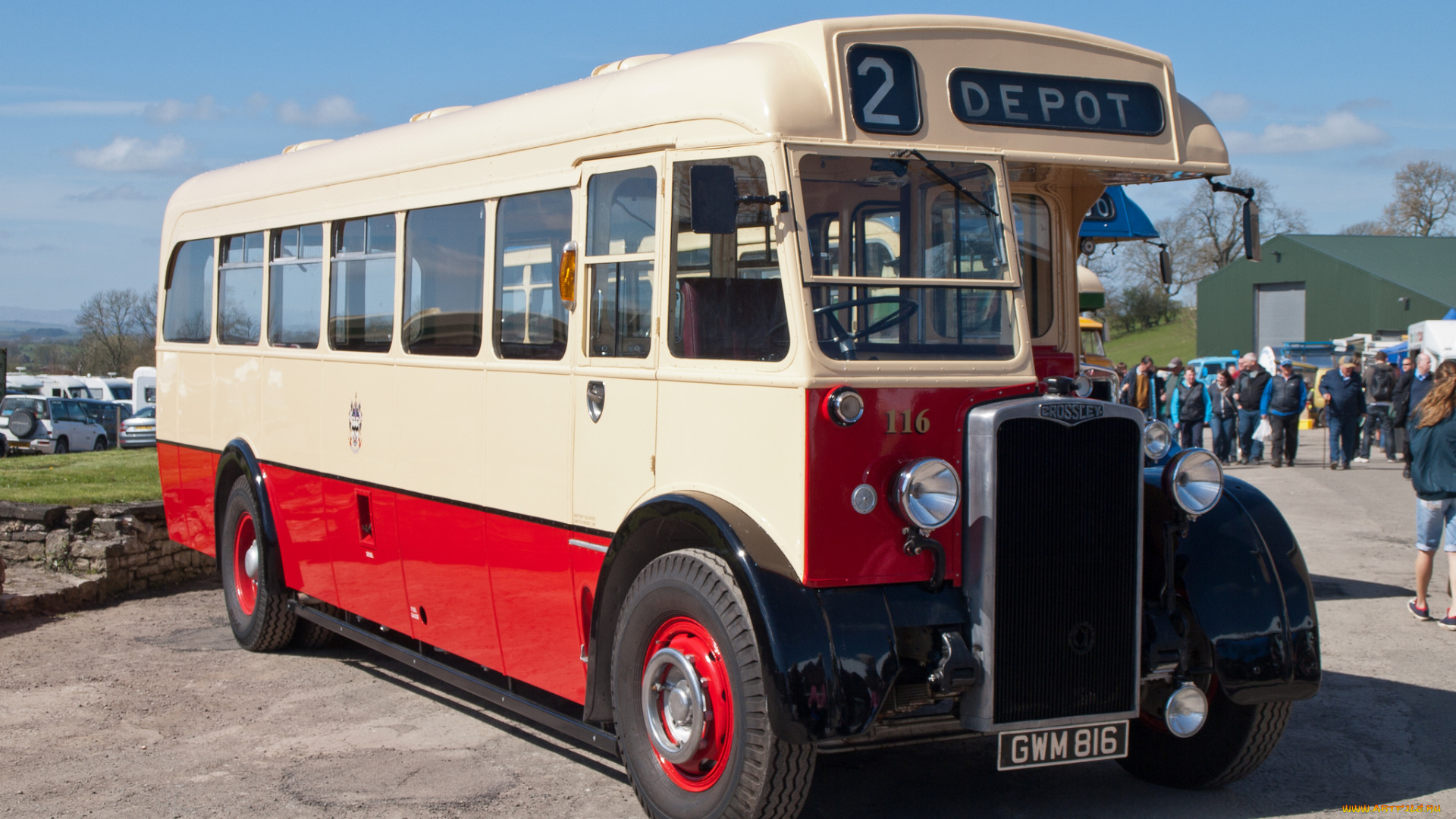 1951, crossley, автомобили, автобусы, общественный, автобус, транспорт