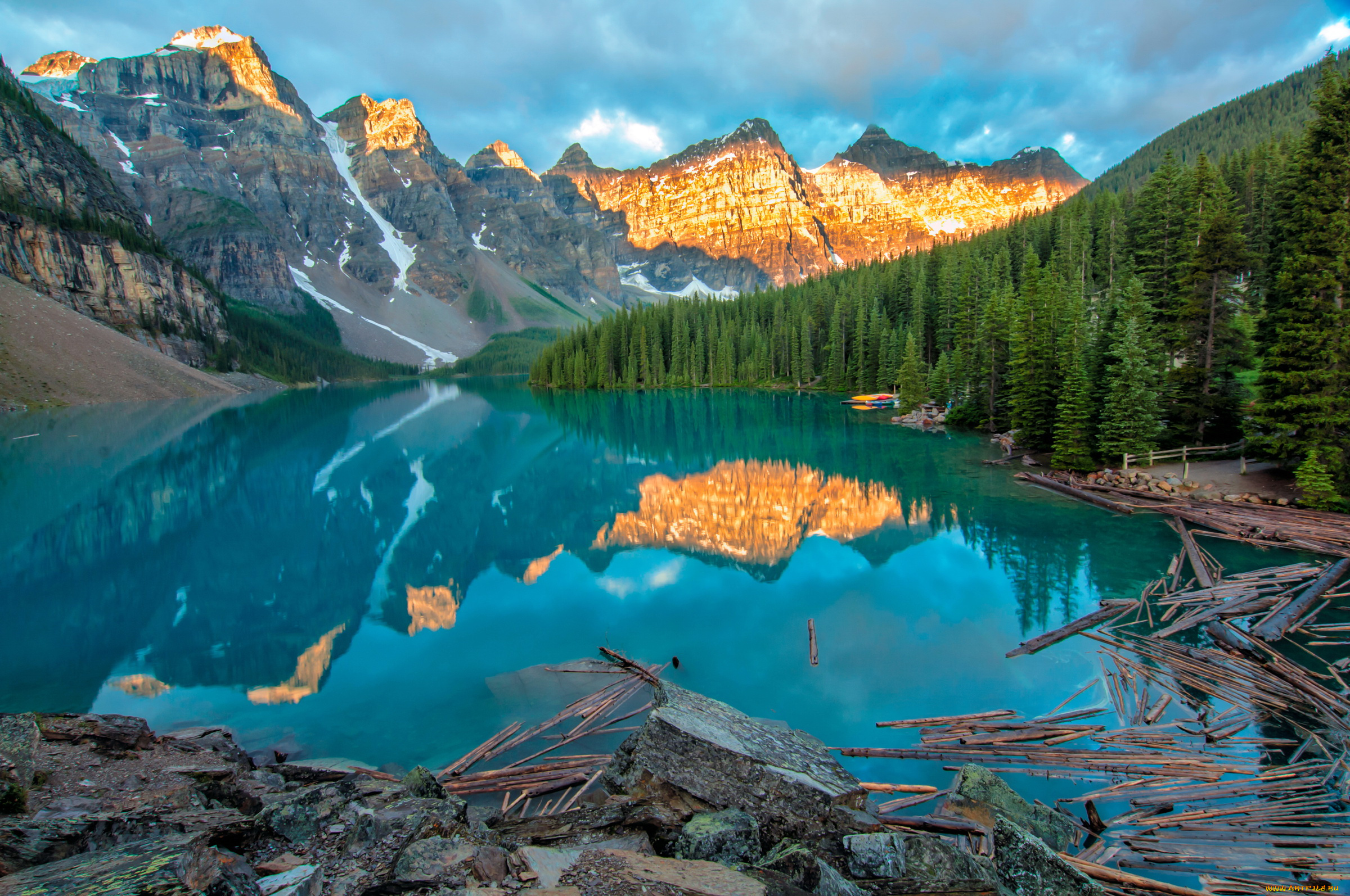 озеро, морейн, канада, природа, реки, озера, moraine, alberta, park, горы, banff, lake, озеро, canada