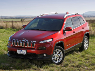Картинка автомобили jeep красный 2014г kl au-spec longitude cherokee