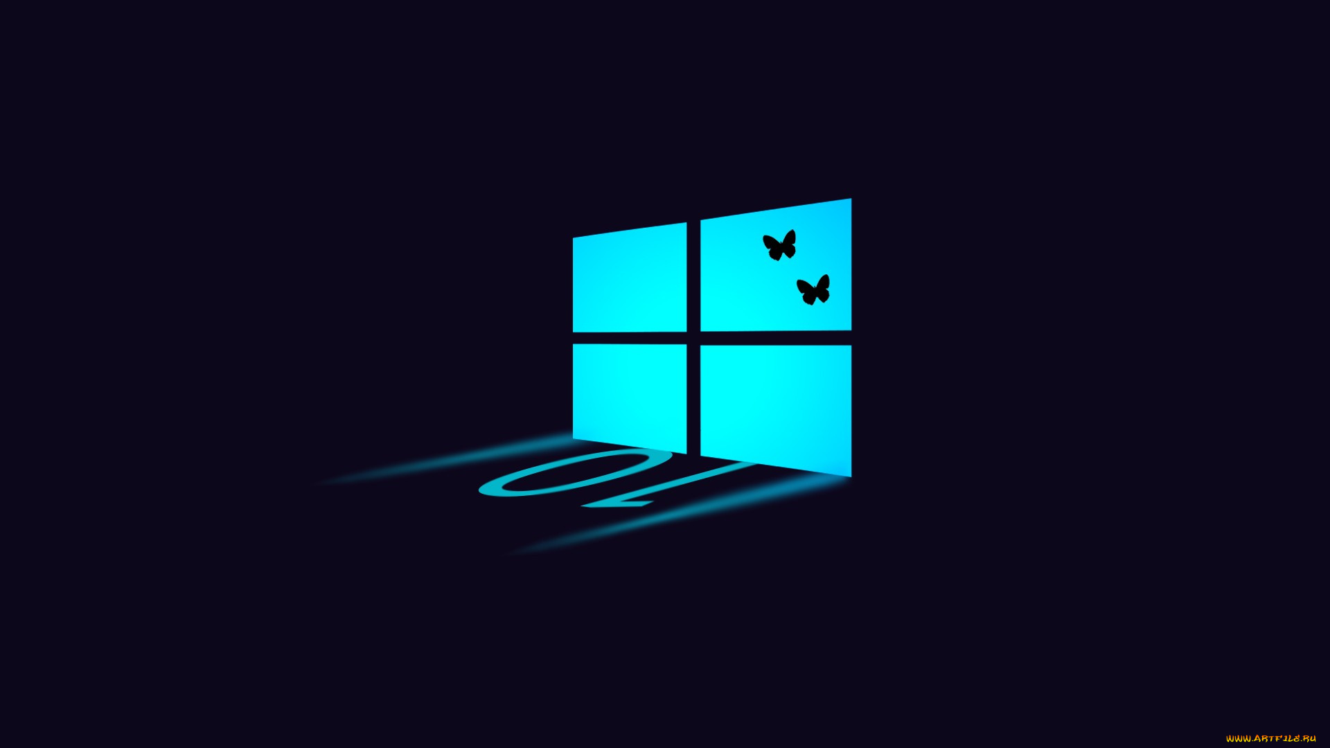 компьютеры, windows, 10, фон, логотип