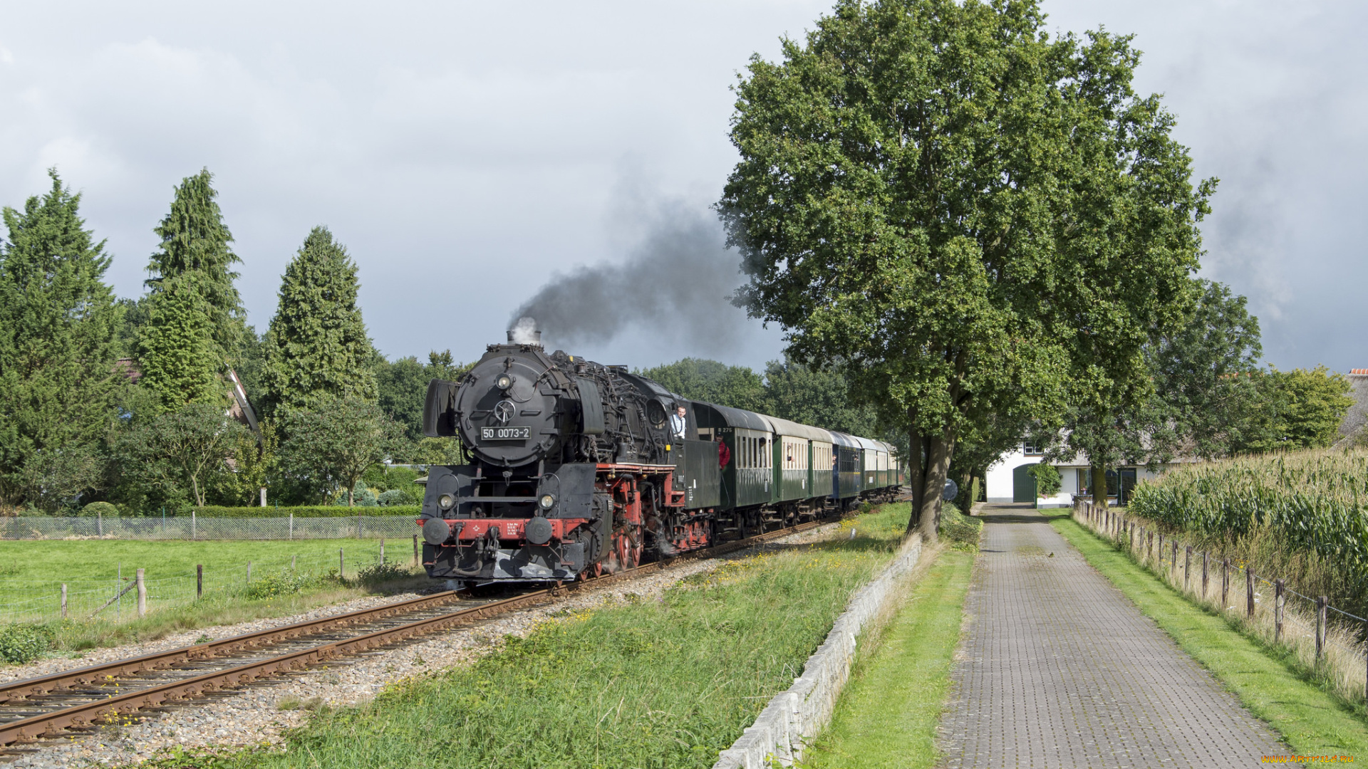 техника, паровозы, рельсы, паровоз