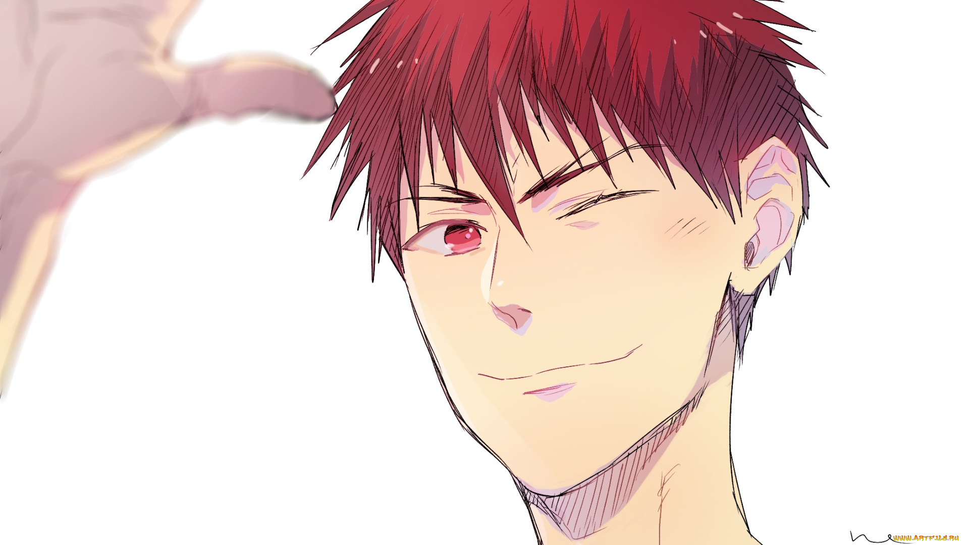 аниме, kuroko, no, baske, <b>kagami</b>, taiga.