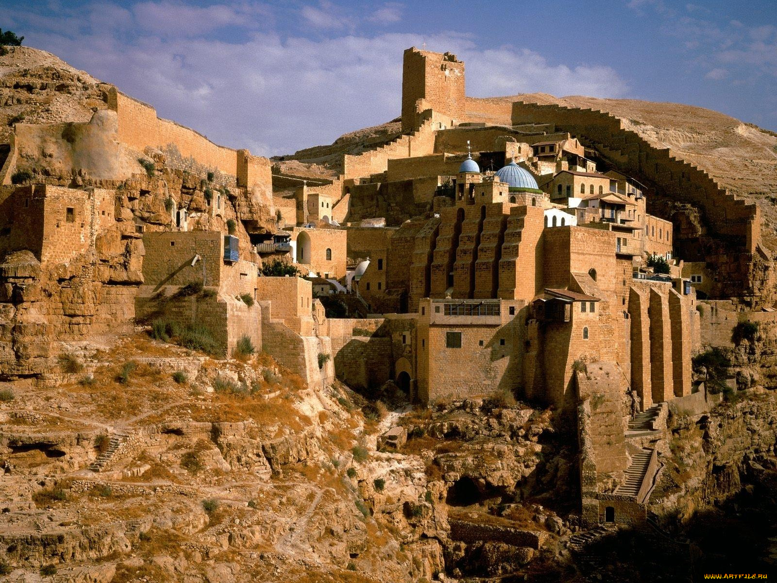 mar, saba, monastery, juda, desert, israel, города, православные, церкви, монастыри