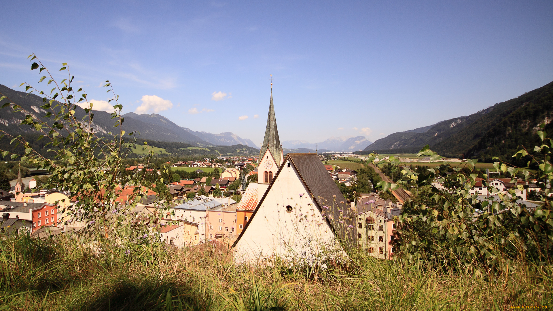 rattenberg, austria, города, пейзажи