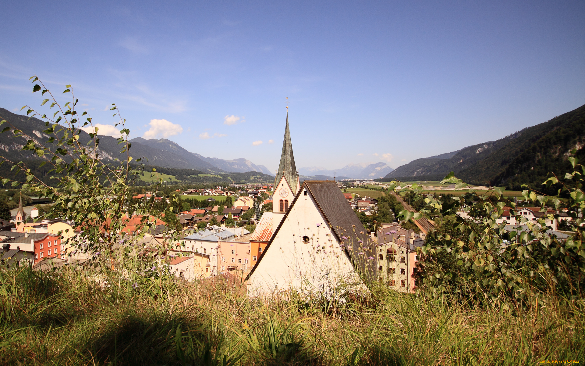 rattenberg, austria, города, пейзажи