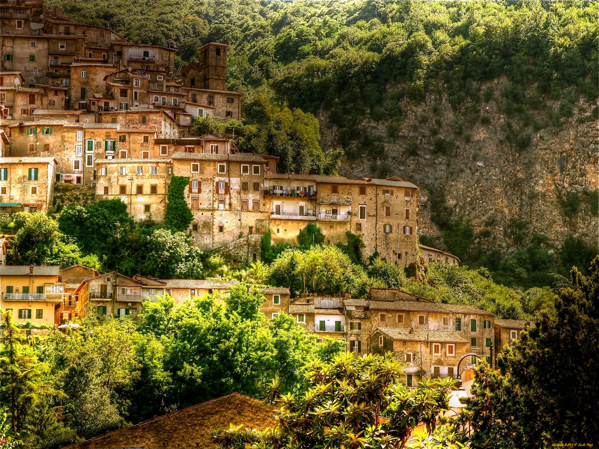 artena, italy, города, пейзажи