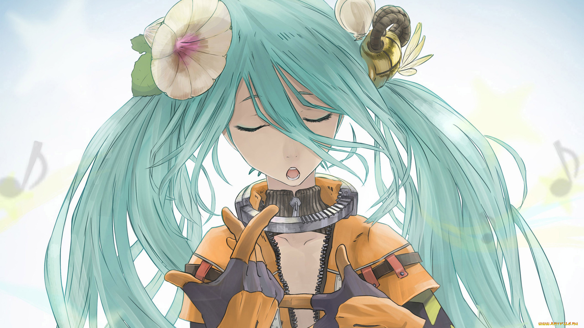 аниме, vocaloid, hatsune, miku