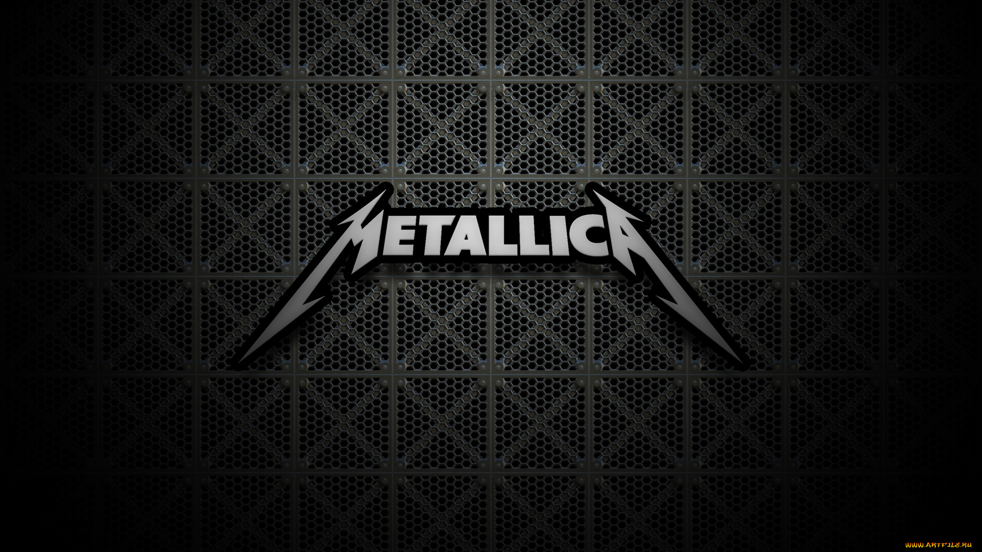 музыка, metallica, сетка, логотип