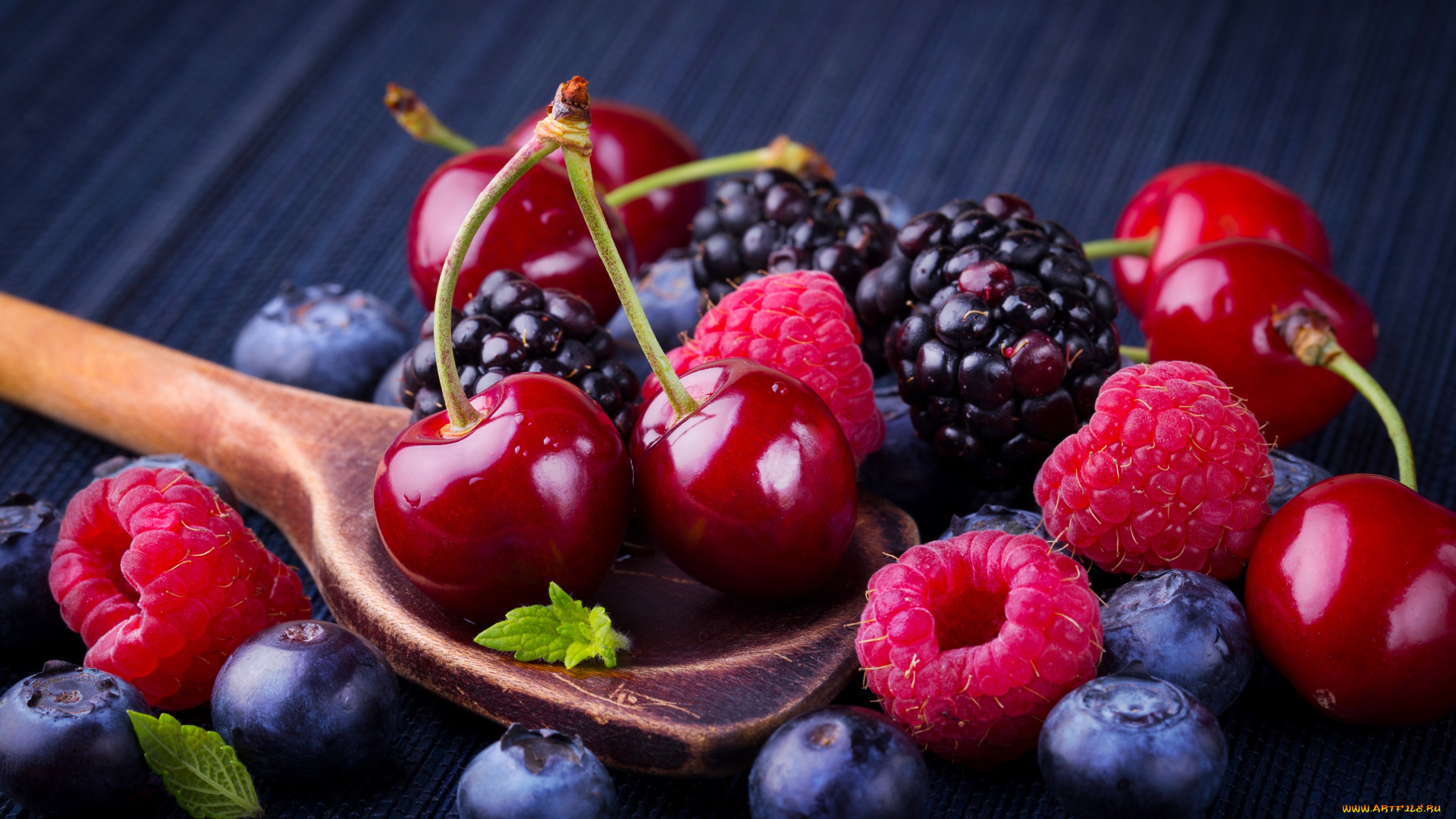 еда, фрукты, , ягоды, berries, fresh, ягоды, малина, черника, ежевика, черешня