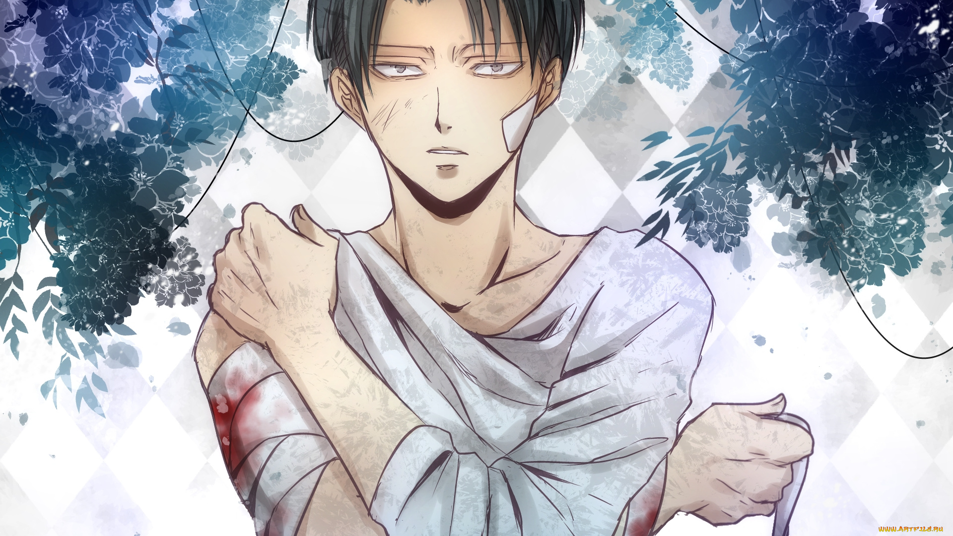 аниме, shingeki, no, kyojin, levi