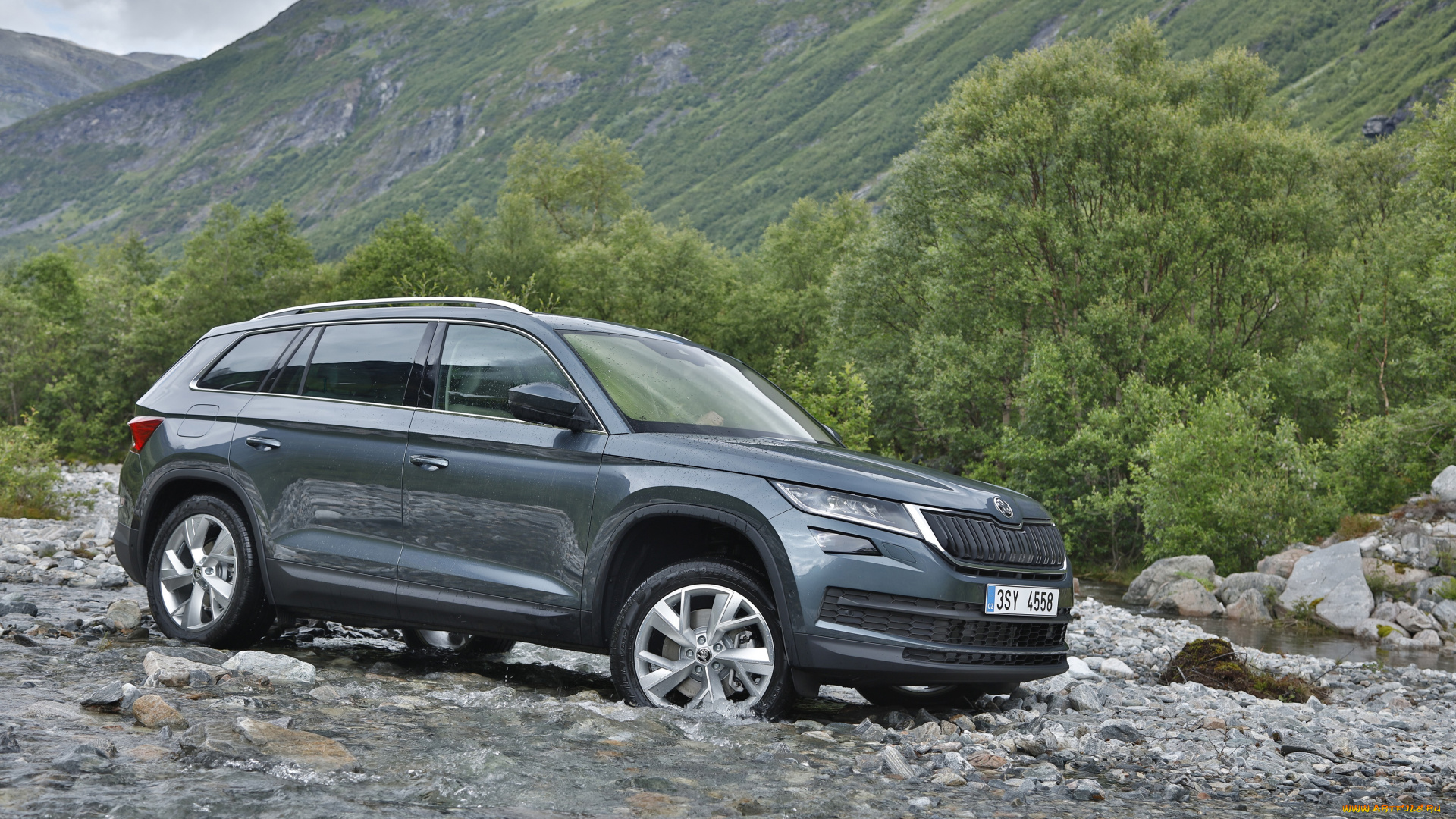 автомобили, skoda, 2016г, worldwide, kodiaq