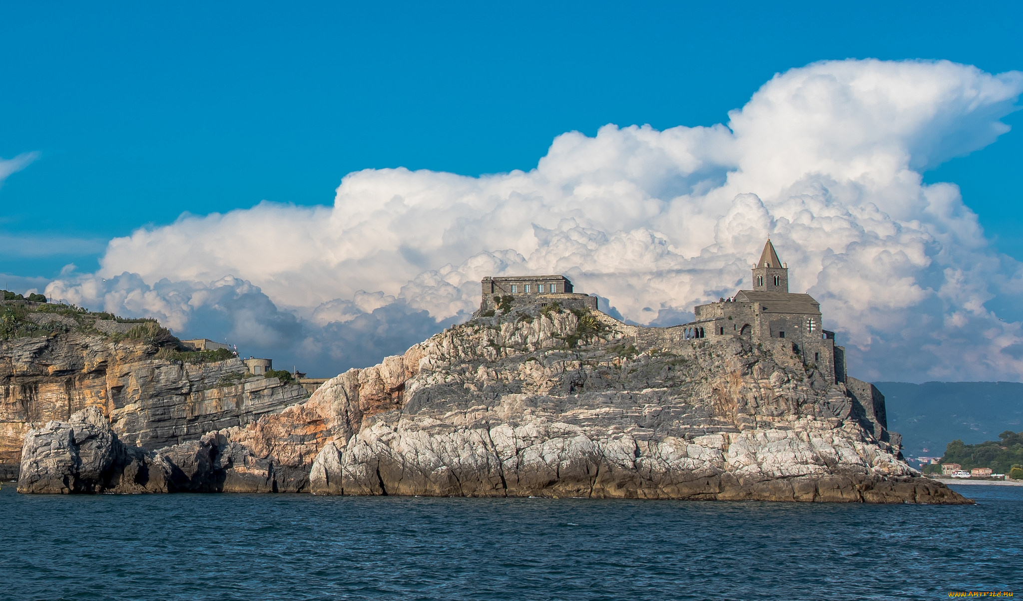 liguria, -, italia, города, -, исторические, , архитектурные, памятники, побережье