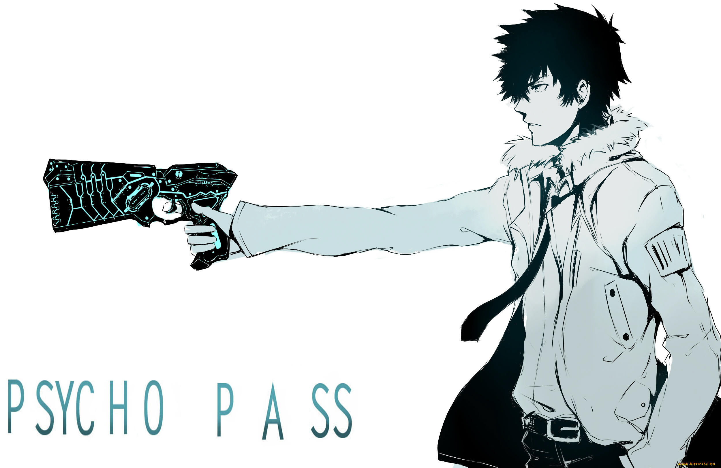 аниме, psycho-pass, kougami, shinya