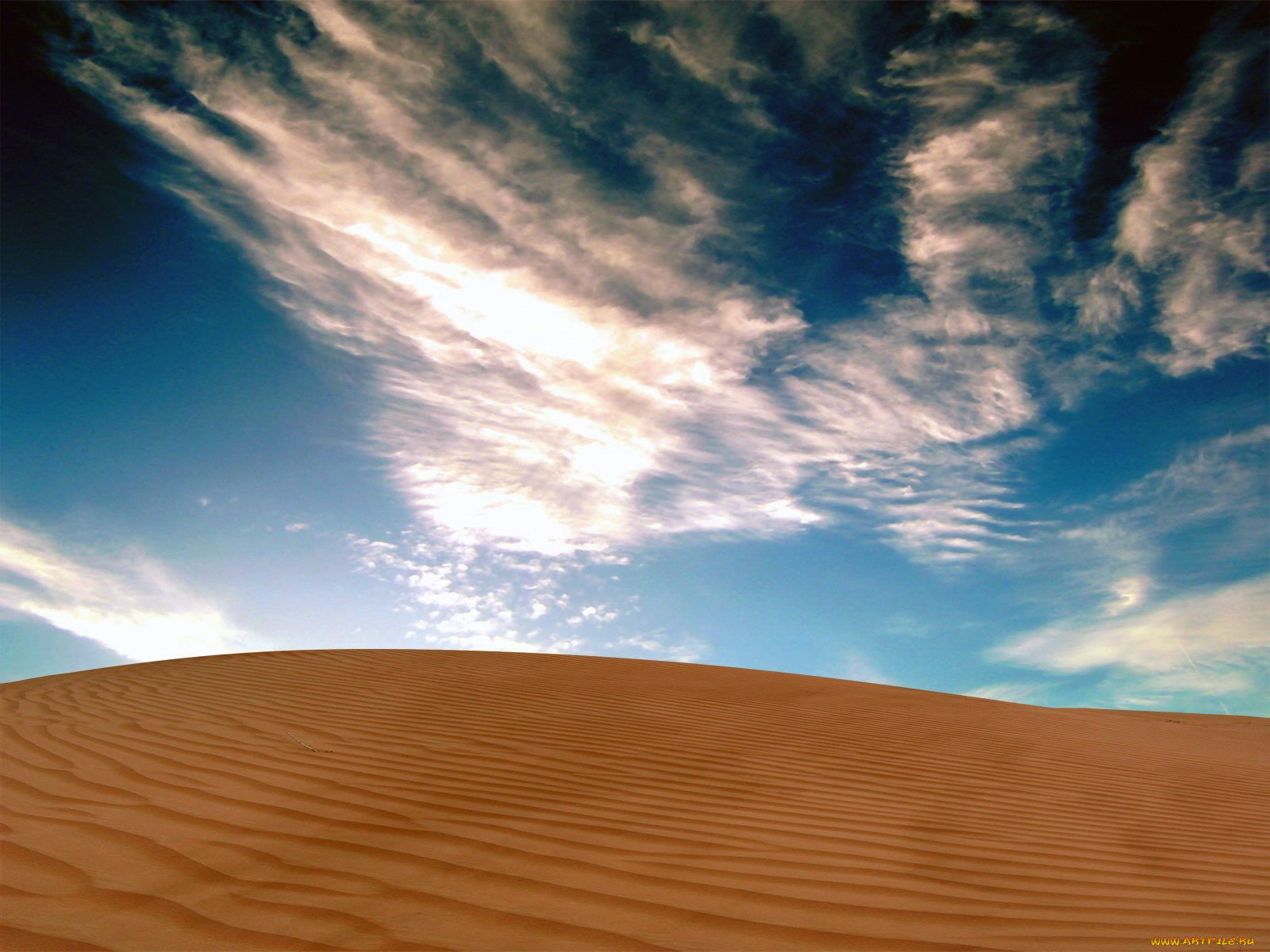 природа, пустыни, облака, небо, песок