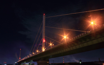 мост освещение ночь скачать