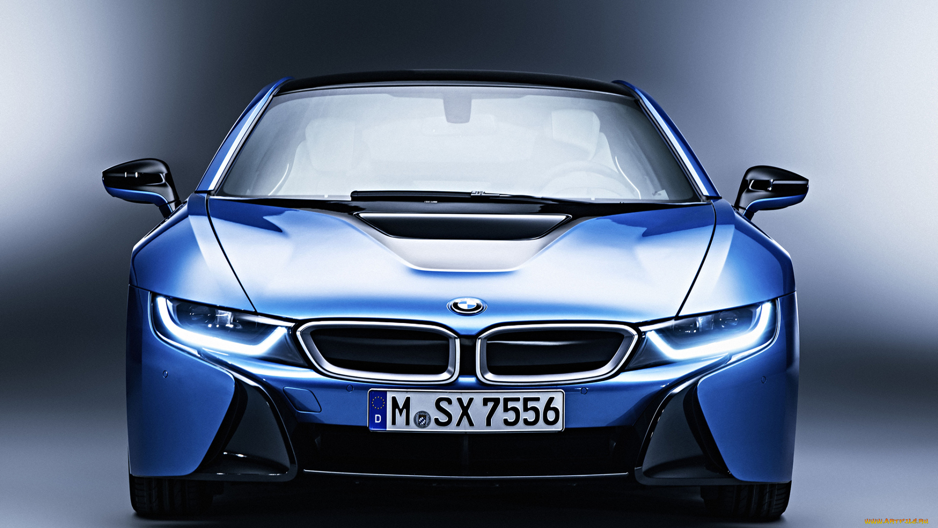 автомобили, bmw, impulse, package, 2014г, pure, i8, синий