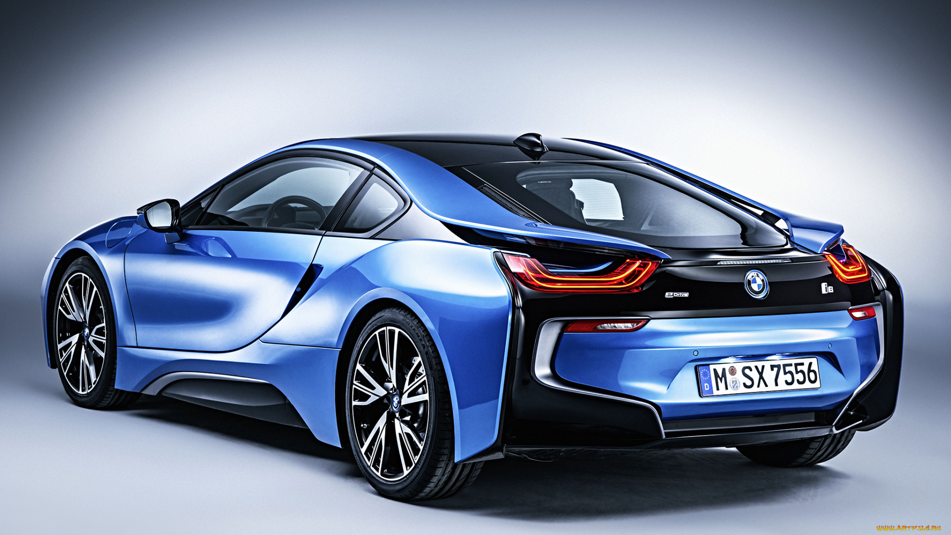 автомобили, bmw, синий, 2014г, package, impulse, pure, i8