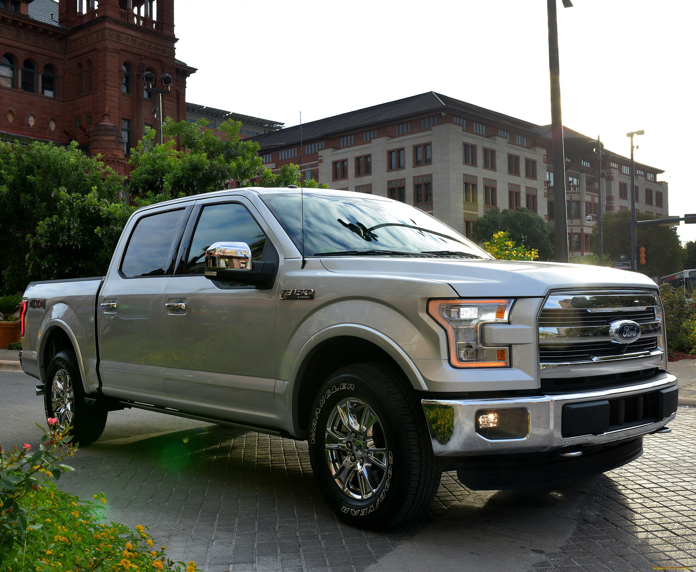 автомобили, ford, lariat, f-150, 2015г, supercrew