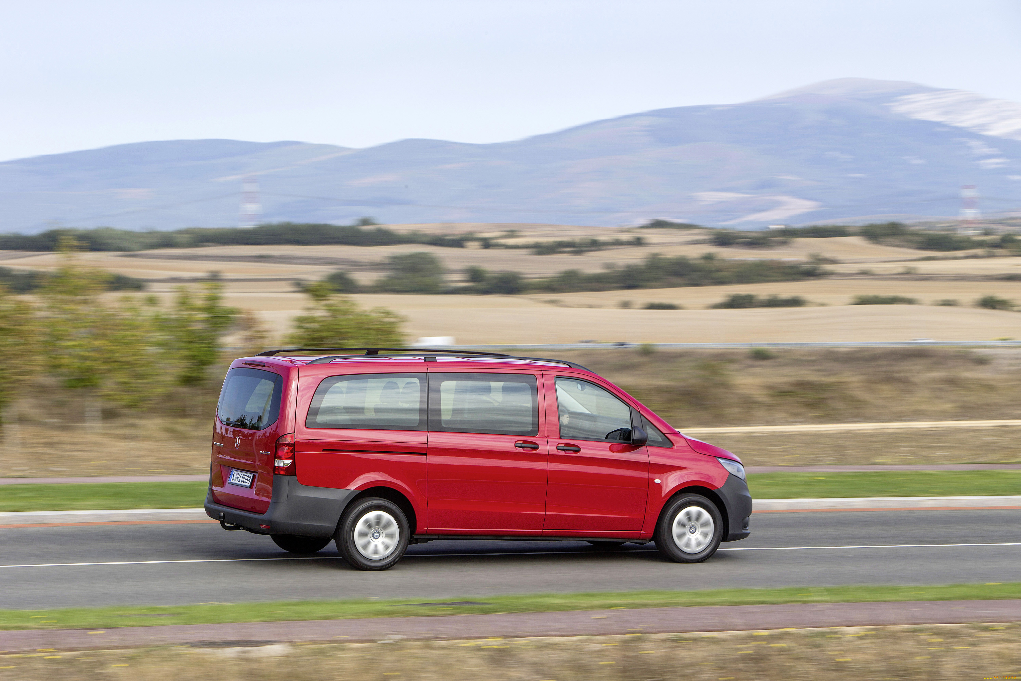 автомобили, mercedes-benz, красный, 2014г, w639, base, tourer, vito