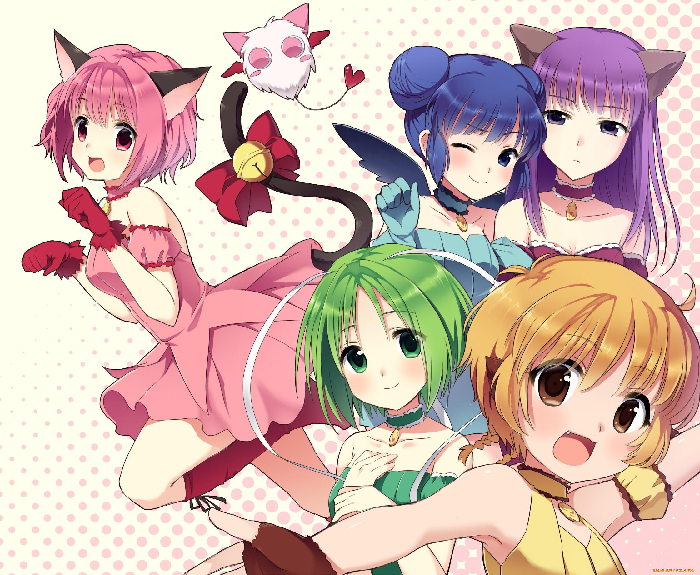 аниме, tokyo, mew, mew, девочки