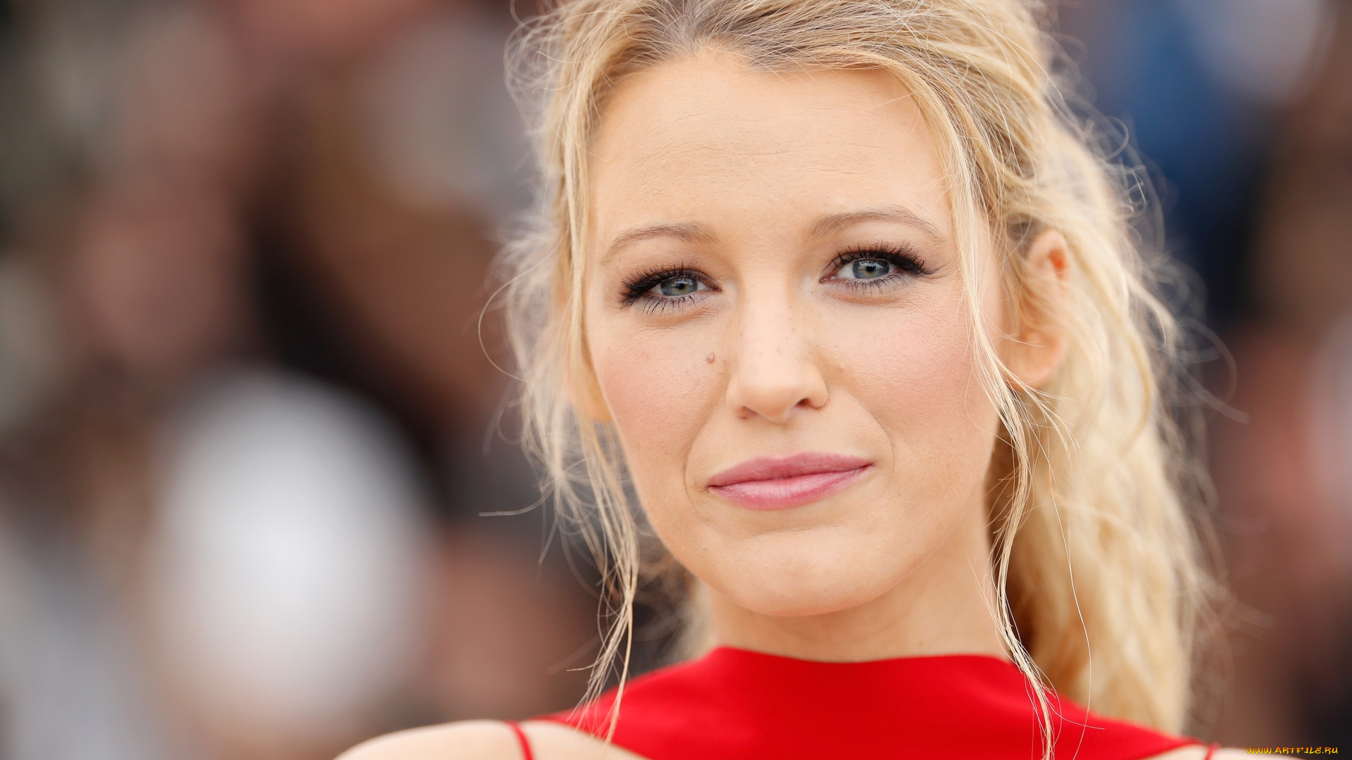 девушки, blake, lively, лицо, блондинка, актриса