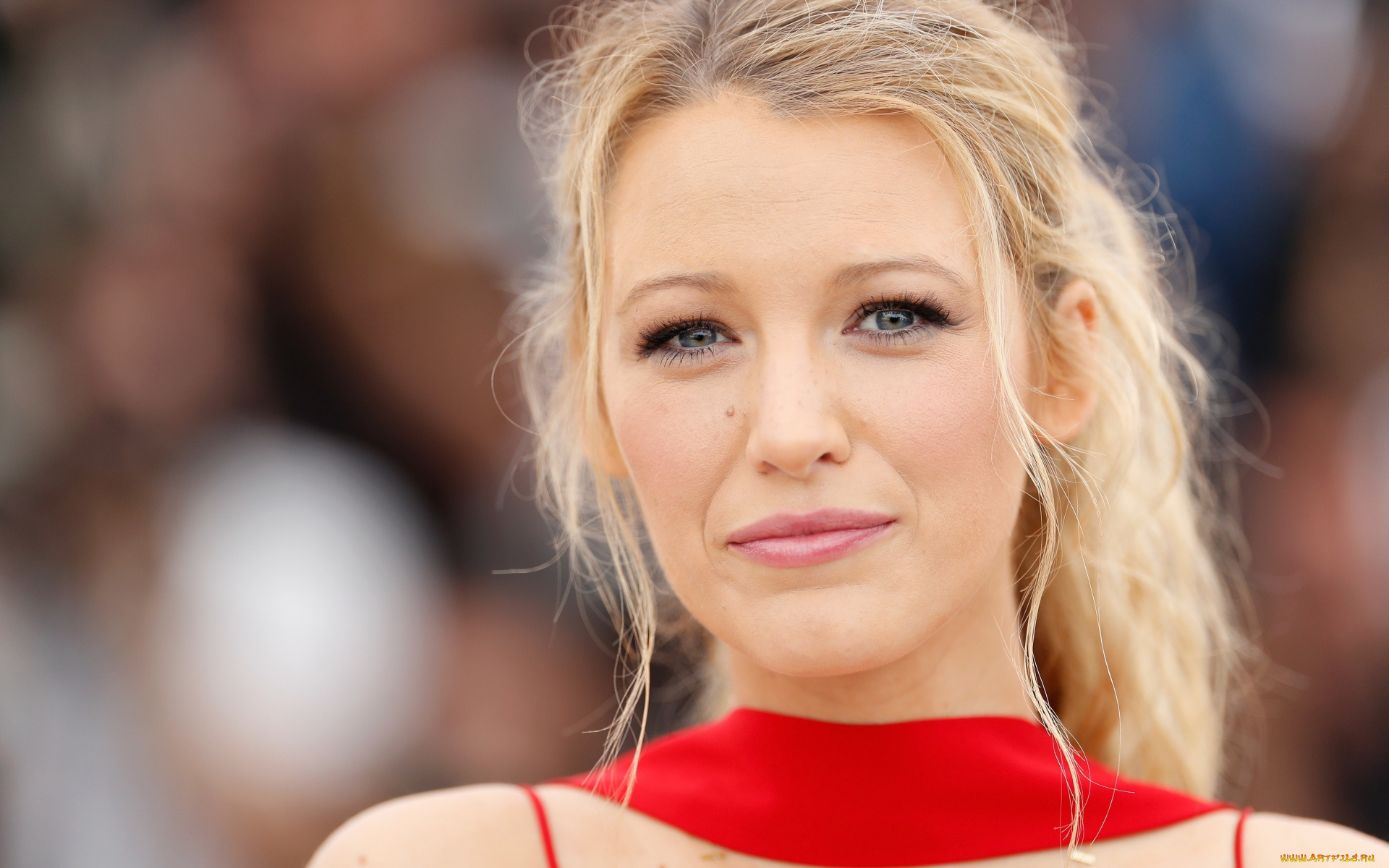 девушки, blake, lively, лицо, блондинка, актриса