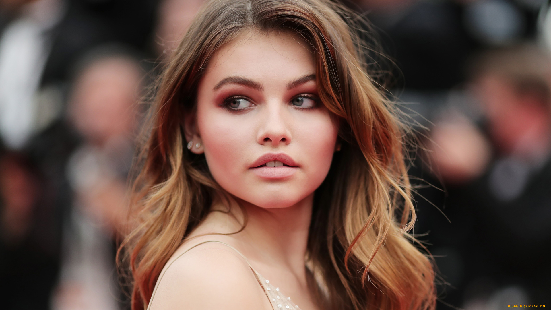 thylane, blondeau, девушки, thylane, blondeau, портрет, лицо, шатенка, девушка, модель, актриса, франция, француженка, красотка, сексуальная, поза, взгляд, макияж