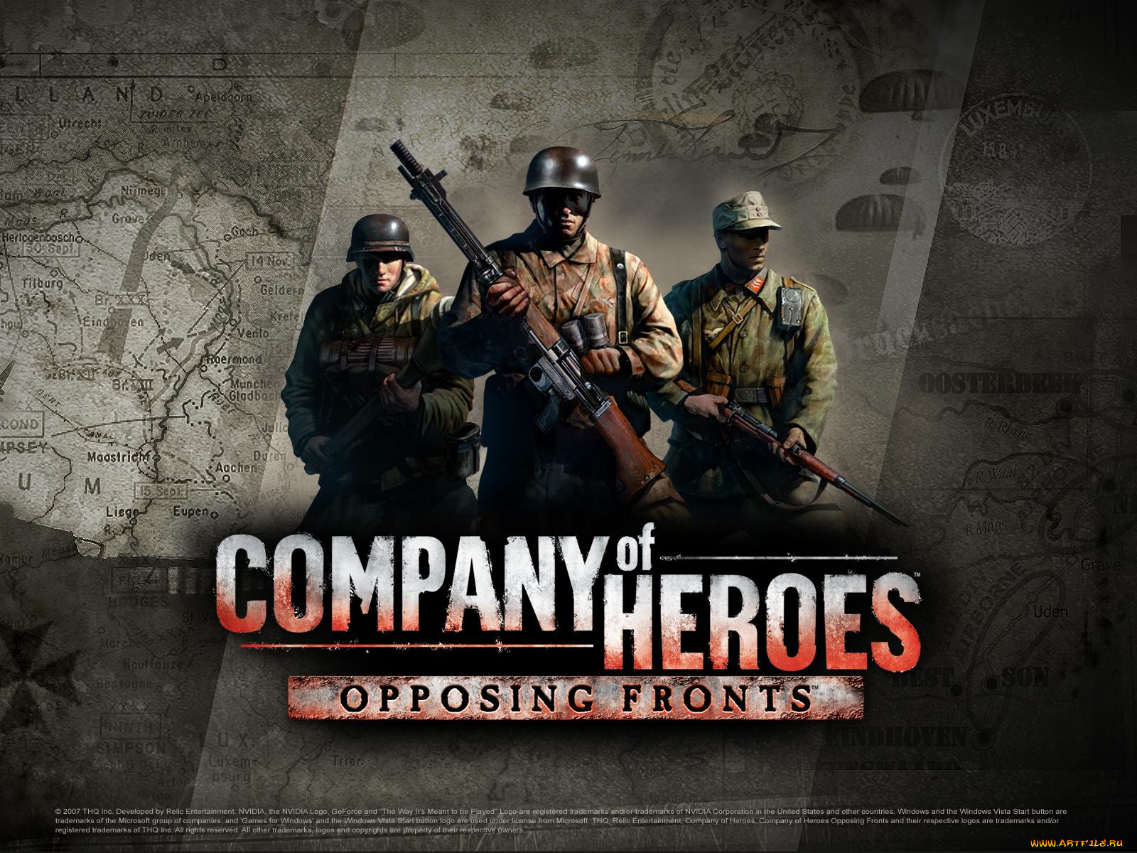 company, of, heroes, opposing, fronts, видео, игры
