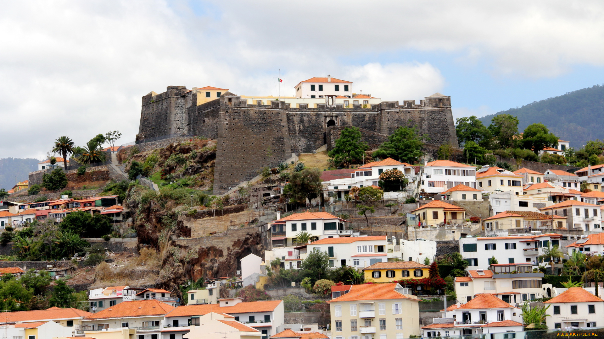 madeira, португалия, города, панорамы, мадейра, ландшафт, дома