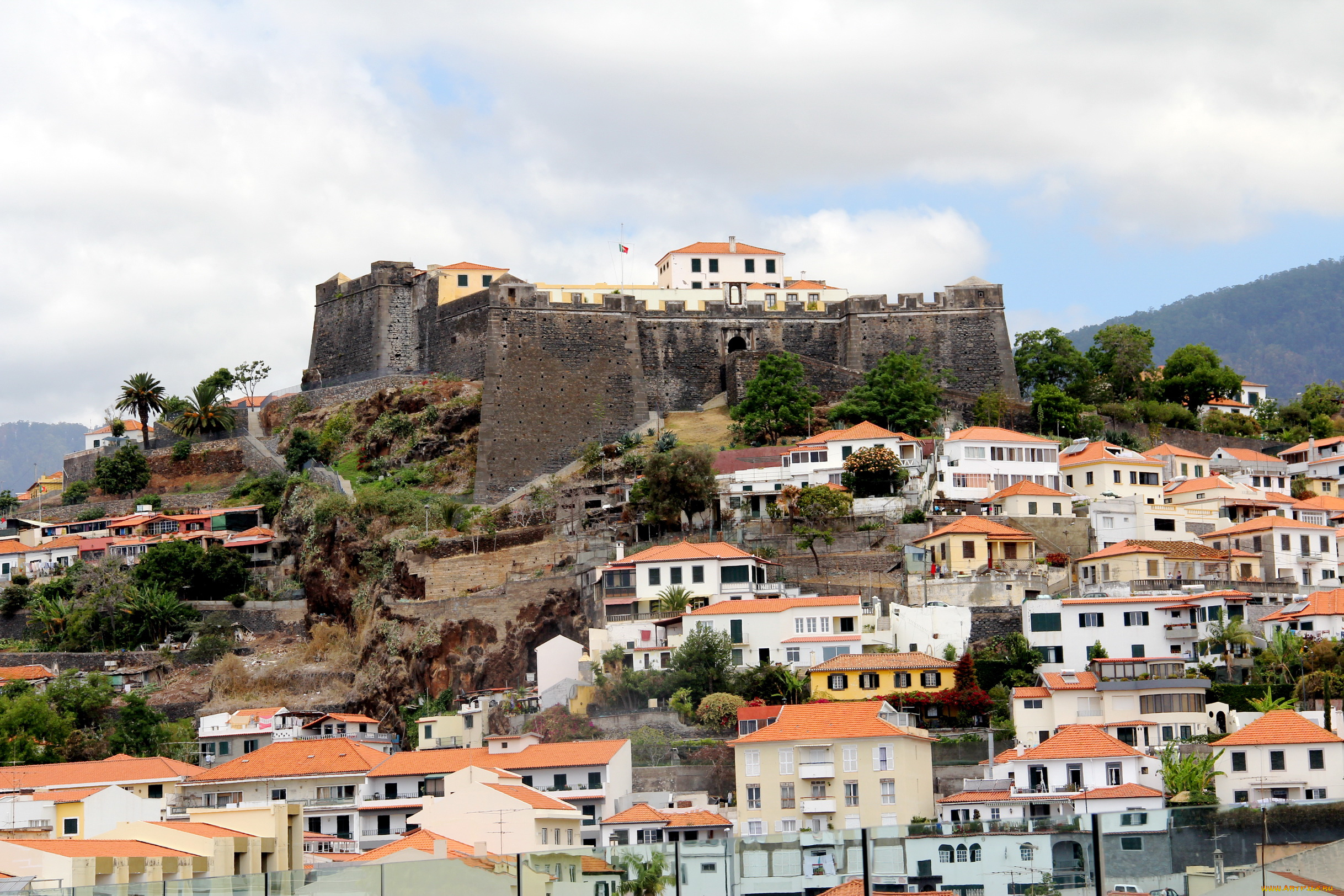 madeira, португалия, города, панорамы, мадейра, ландшафт, дома