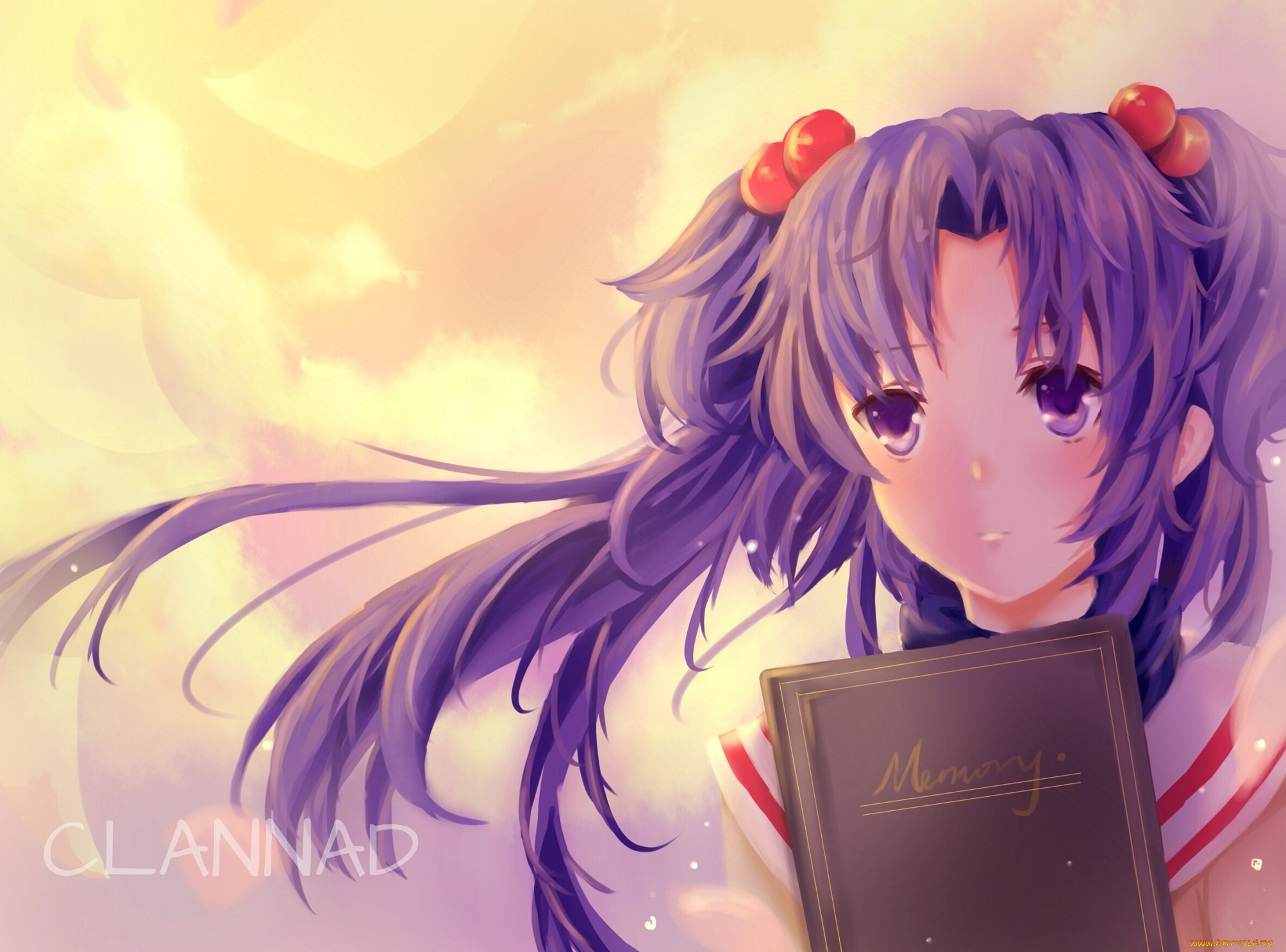 аниме, clannad, ichinose, kotomi, девочка, арт