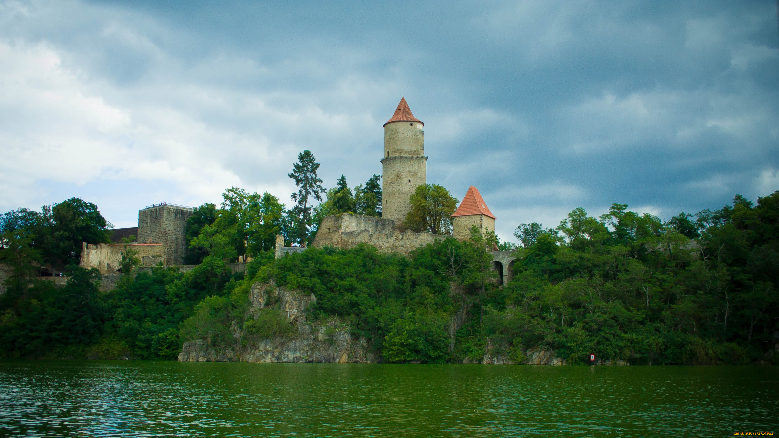 zvikov, castle, города, замки, Чехии, zvikov, castle