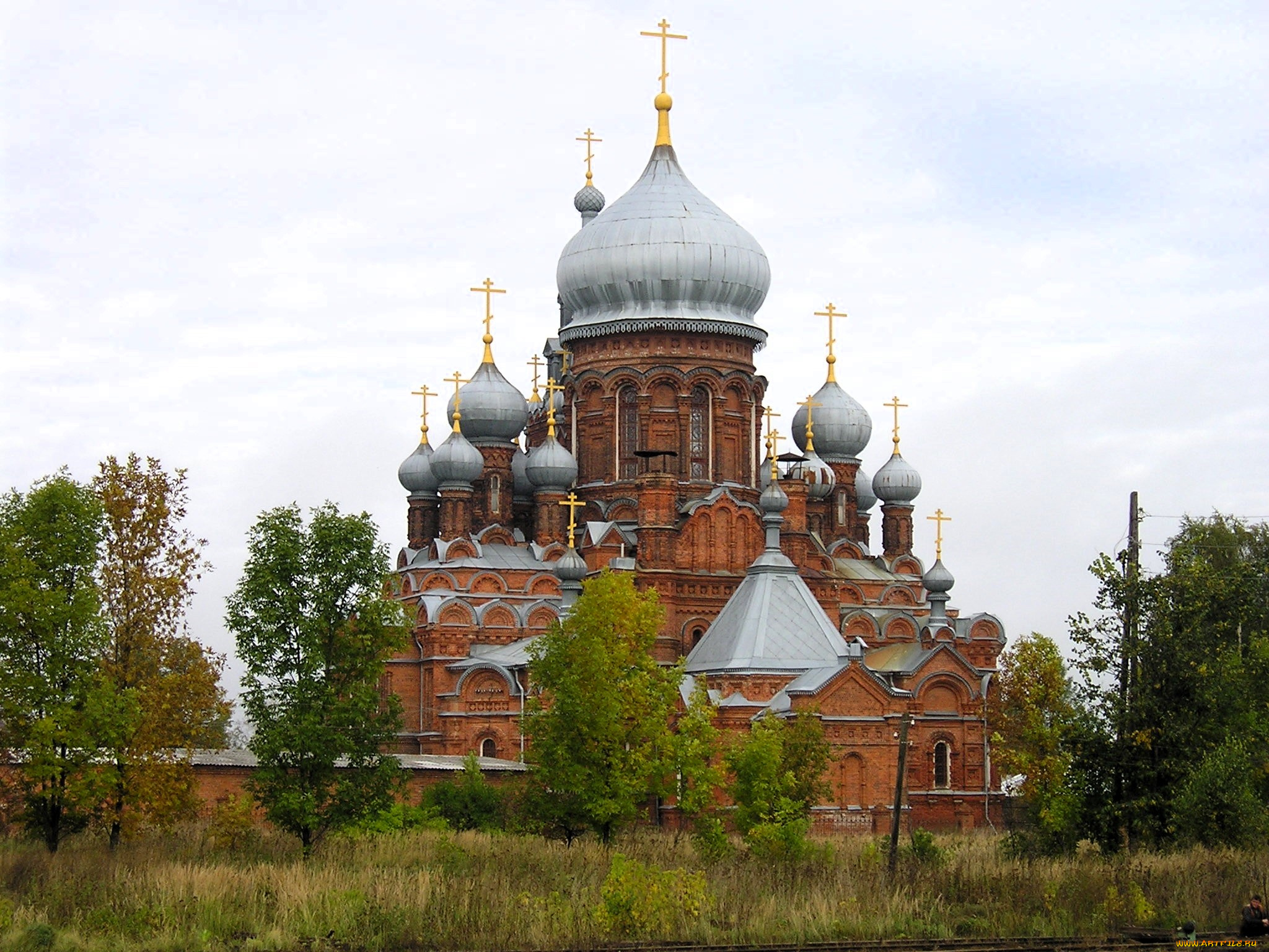 города, -, православные, церкви, , монастыри, собор, храм, деревья