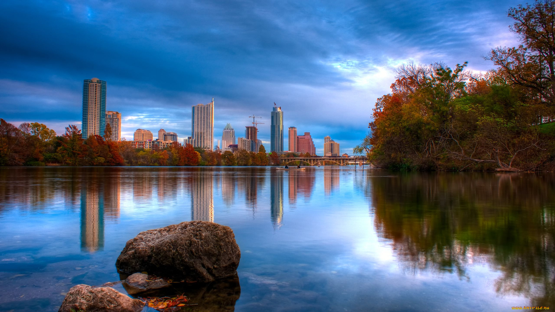 austin, tx, города, пейзажи