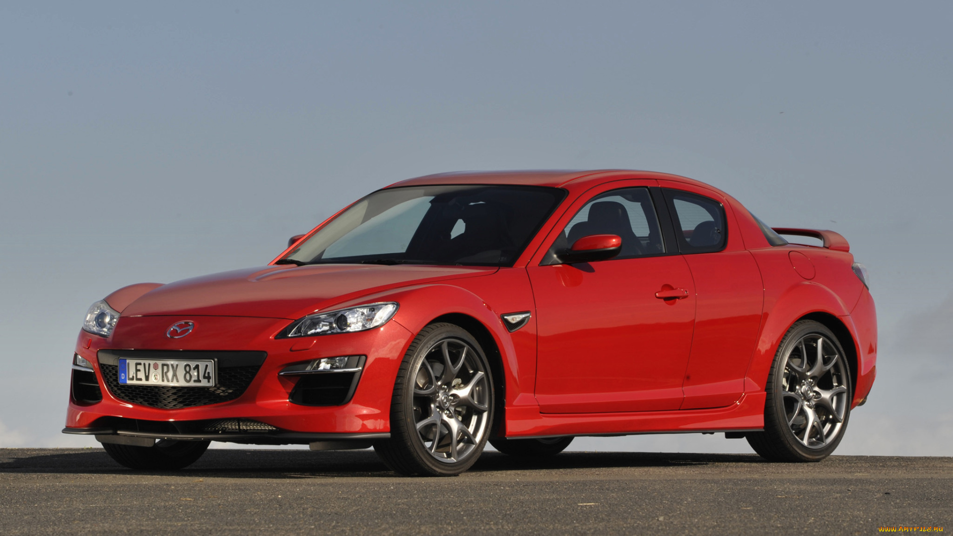 автомобили, mazda, rx8, red, красная