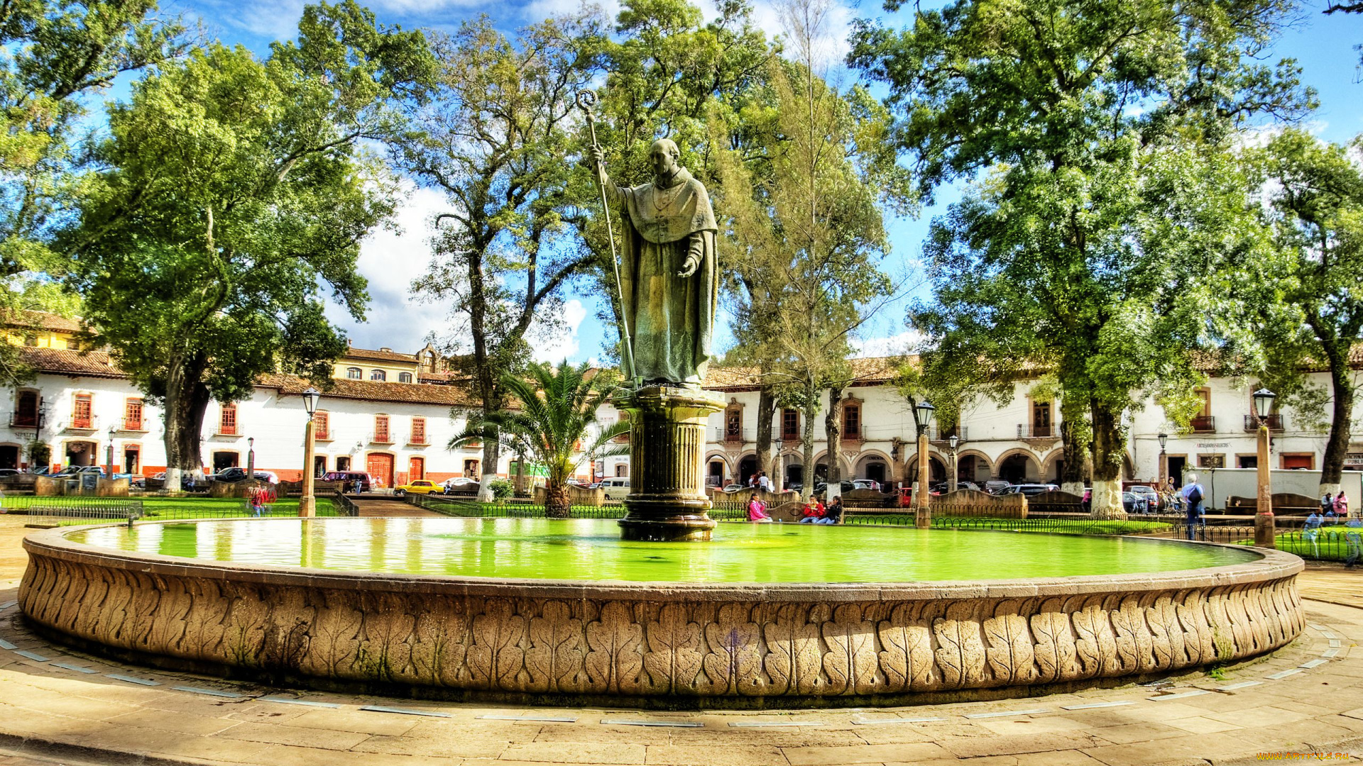 vasco, de, quiroga, patzcuaro, mexico, города, памятники, скульптуры, арт, объекты