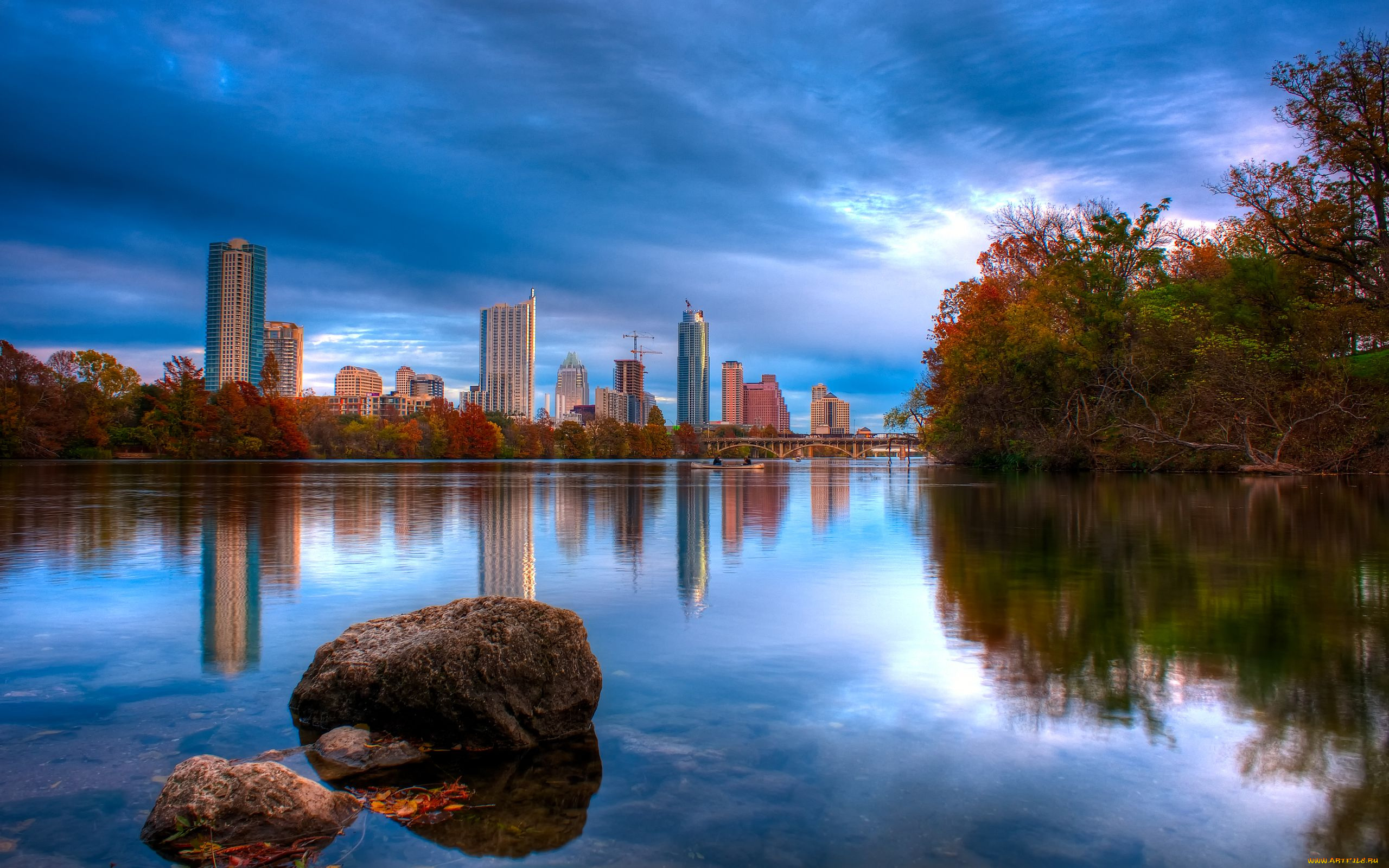 austin, tx, города, пейзажи