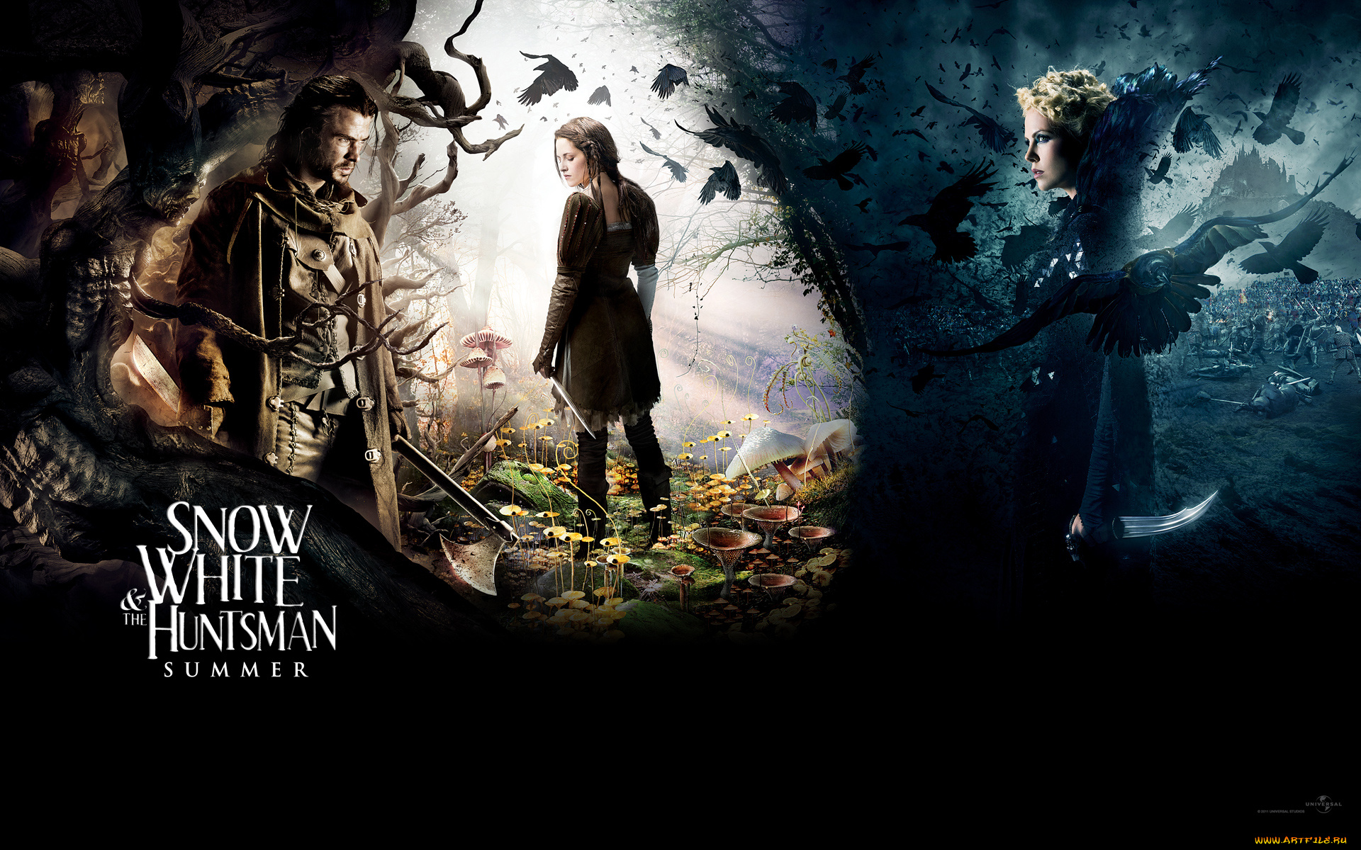 snow, white, and, the, huntsman, кино, фильмы, kristen, stewart, charlize, theron, evil, queen, chris, hemsworth