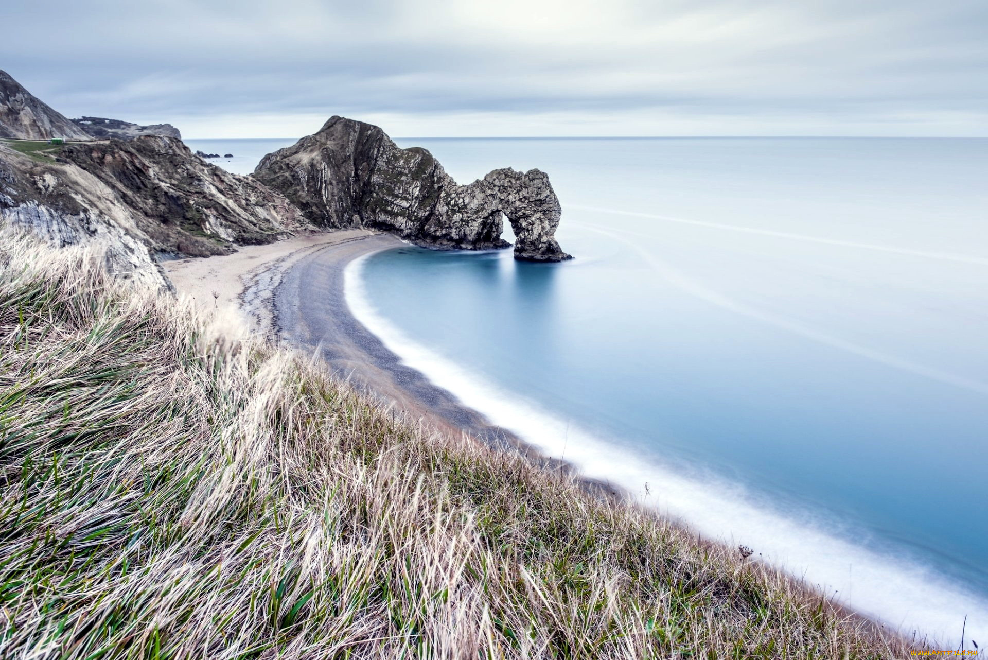 природа, побережье, скалы, море