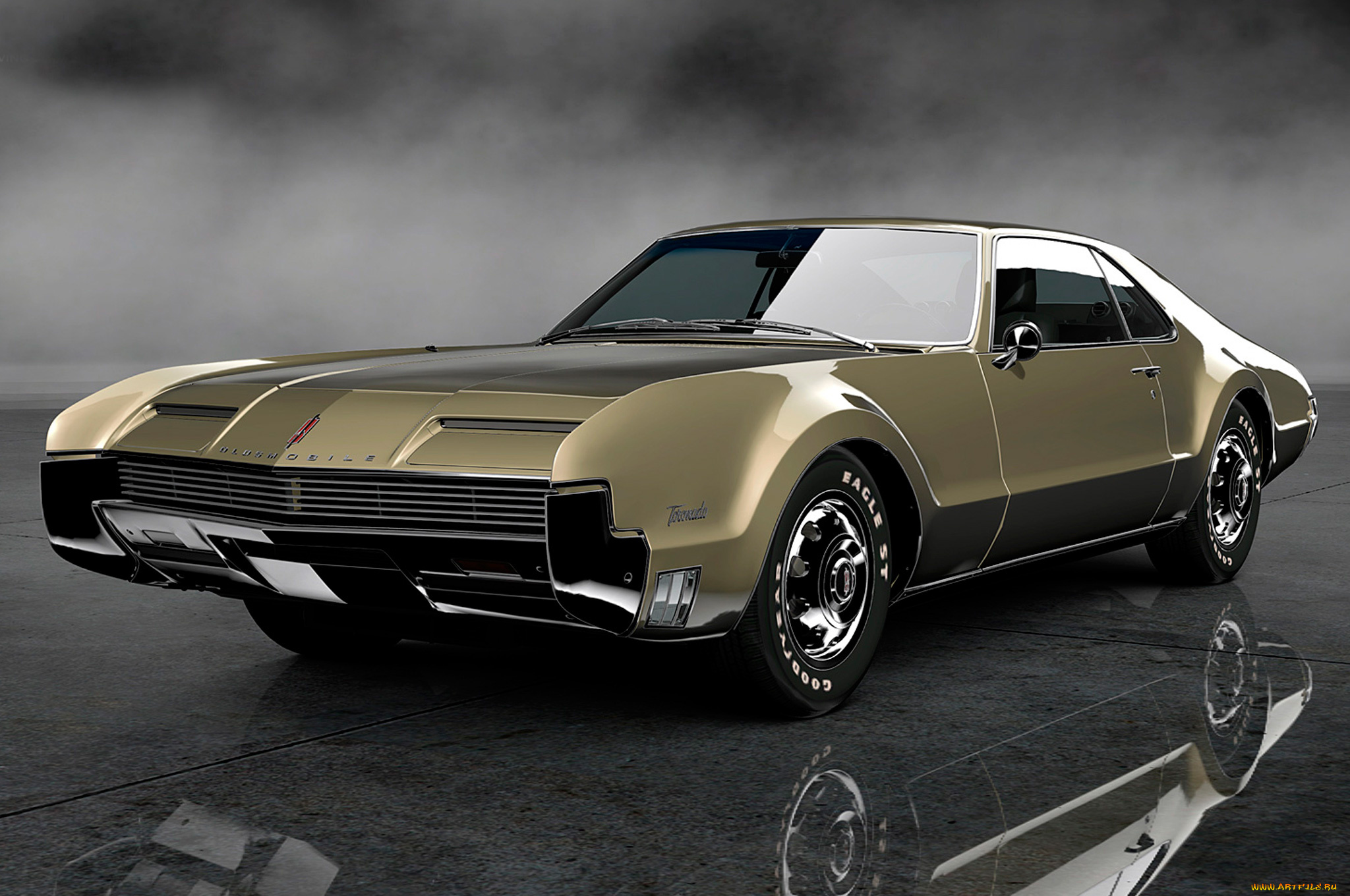 oldsmobile, toronado, 1966, автомобили, 3д, oldsmobile, toronado, 1966