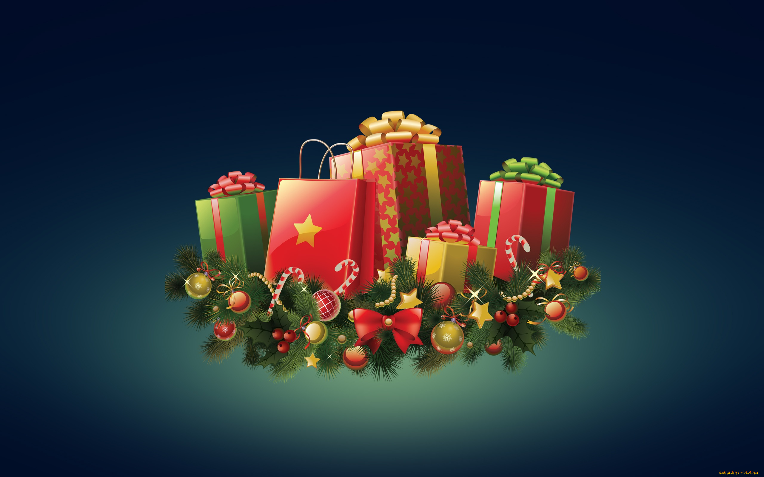 праздничные, подарки, и, коробочки, фон, настроение, праздник, ветвь, подарки, минимализм, зима, новый, год