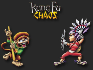 Картинка видео игры kung fu chaos