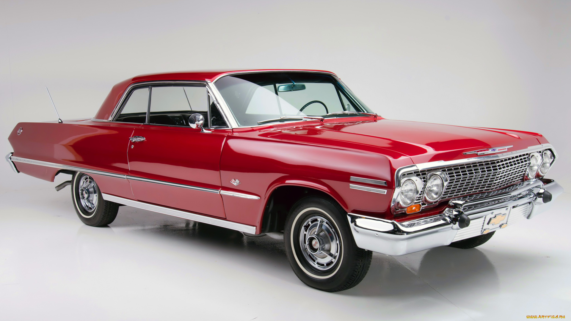 chevrolet, impala, ss, 327, hp, sport, coupe, 1963, автомобили, chevrolet, auto