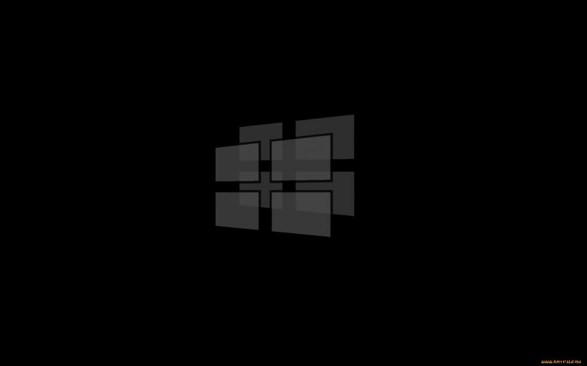 компьютеры, windows, 8, темный, логотип