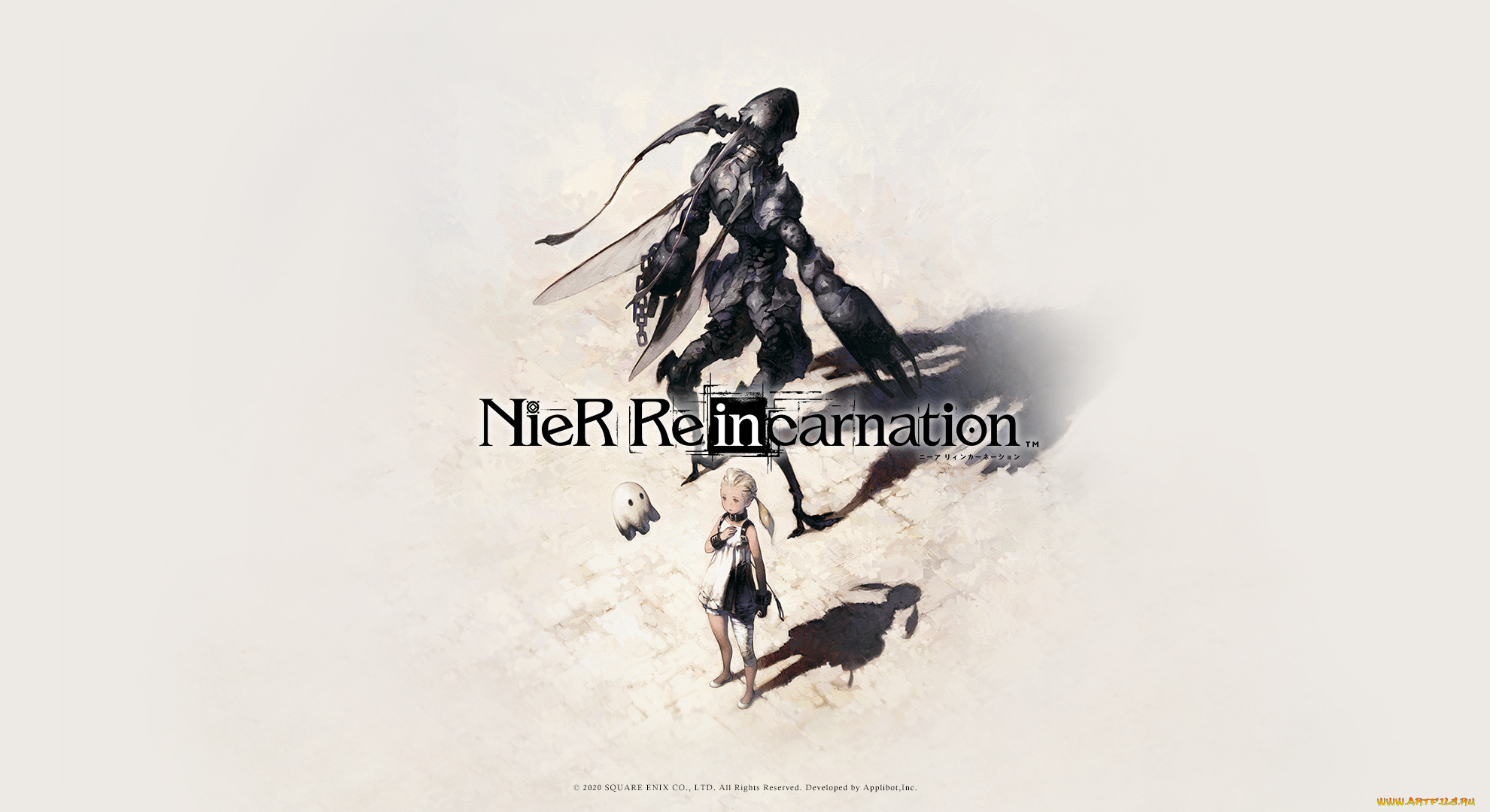 nier, re, in, carnation, видео, игры, nier, , re, девушка